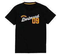 BVB Borussia Dortmund Explorer T-Shirt Noir 100% Coton Taille L