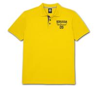 BVB Explorer Polo Jaune avec Inscription Borussia 09 Dortmund, Produit de manière Durable, Taille S, Jaune, S