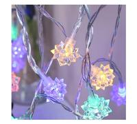 BVBFKSAA Ornements de Noël extérieurs Extra Larges, lumières de Flocon de Neige(4.5M)