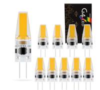 BVCL Ampoule G4 Led Dimmable 270lm Led Ampoule 3w éQuivalent à G4 30w HalogèNe Ampoule 360 ° Angle De Faisceau Ac/Dc 12-24v Convient Pour Hotte De Cuisine(Natural color,10pcs)