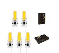 BV mpoule Led G4 3w Ac/Dc 12v-24v Equivalent G4 30w Ampoule HalogèNe 270lm, Dimmable Ampoule à éConomie D'éNergie à Deux Broches Pour L'éClairage Domestique(Cool white)