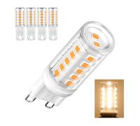 BVCL Ampoules LED G9 3 W non dimmables, remplacement for ampoule halogène 30 W, AC 230 V, 360 lm, sans scintillement, lot de 4 for lustres et lustres en cristal(Warm White 3000K)