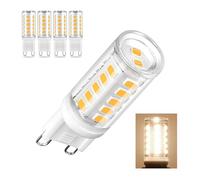 BVCL Ampoules LED G9 3 W non dimmables, remplacement for ampoule halogène 30 W, AC 230 V, 360 lm, sans scintillement, lot de 4 for lustres et lustres en cristal(Natural White 4000K)