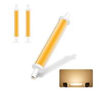 BVCL Ampoules R7S 118mm LED Dimmable 7,7W=60W AC2320V 850lm Warm white 2700K Sans Scintillement Spot Encastrable/Plafonnier 2x