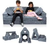 BVCL Ensemble de canapés de Jeu modulaires for Enfants de 14 pièces, canapé Convertible Multifonctionnel en Mousse for Tout-Petits, for la Construction de forts et la Salle de Jeux