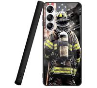 BVCLKJPOI Coque pour Samsung Galaxy A14 5G de 6,6", coins résistants aux chocs et anti-rayures - Coque de protection en TPU souple pour Galaxy A14 5G pour homme et femme, drapeau pompier