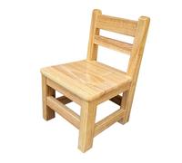 Bvdfgk Chaise en Bois pour Enfants avec Repose-Pieds et Pouf Robustes à Dossier échelle. Design Confortable, Entièrement Assemblée, Idéale pour L'apprent, Hauteur D'assise