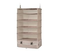 Bvdfgk Cube de Rangement Suspendu, étagères, Sac de Rangement, Sac de Rangement, Organisateur de Multifonctionnel pour Le Rangement à L'hôtel, Brun, Cinquième étage