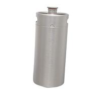 Bvdfgk Keg Growler Bouteille Acier Inoxydable à Bière Pression Réglable Fonction Portable pour Brassage Maison Adapté au Camping Plage, 3,6 L