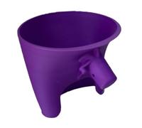 Bvdfgk L'entonnoir à Farine Permet de Verser Facilement Le Mélange D'œufs et de Farine. Versement Aisé. Accessoire Polyvalent pour Robot E, Violet