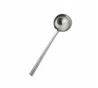Bvdfgk Louche à Soupe Ustensile Cuisine Manche Long Isolant en Inox Bol Profond Ergonomique Facile à Laver Adaptée Repas Collectif Maison Restauration, 12 Liang, Poignée+Acier+304
