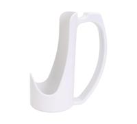 Bvdfgk Porte-canette étroit avec Poignée, Porte-boisson, Diamètre 6,3 Cm, Poignée Réutilisable pour Les Fêtes Autour Des Canettes, Blanc