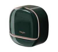 Bvdfgk Porte-savons, Porte-savon avec Couvercle, Boîte à Savon à Rabat Facile à Nettoyer pour Salle de Bain, Bar, Accessoire de Baignoire, Or vert foncé