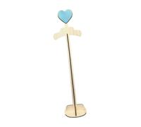 Bvdfgk Présentoir pour Vêtements de Bébé, Porte-cintre avec Embout En Forme de Cœur, Hauteur Réglable, Portant pour Magasin, Chambres D'enfants, Bleu
