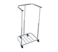 Bvdfgk Support de Sac à Feuilles, Porte-sacs, Support Métallique Portable et Polyvalent pour La Maison, manger, Le Jardin, Le Camping et La Pelouse, avec Roues