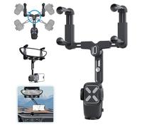 Bvdfgk Support de téléphone pour rétroviseur de Voiture - Support de téléphone pour rétroviseur de Voiture Rotatif Multifonctionnel à 360, Supports Suspendus Rotatifs (Dixième génération)