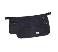 Bvdfgk Tablier Mi-long, Tablier de Travail, Ceinture Porte-outils, Accessoire Pratique, Nombreuses Poches, Tablier de Jardin, Sac Banane, Organiseur pour Plo, noir