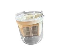 Bvdfgk Yaourtière Grecque Multifonctionnelle avec Tamis Fin, Panier-filtre Amovible, Couvercle Anti-gouttes et Insert En Acier Inoxydable pour Diverses Utili, Petit