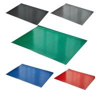 BVDHASDBT Protection de Sol imperméable, Protection de Sol for Chaise roulante, Rouleau de Sol, for Bois Dur intérieur, sols durs, Garage, entrée(Blue,1x2m/3.2x6.5ft)