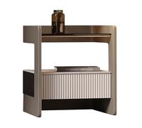 BVDHASDBT Table De Chevet Moderne en Bois, Douce, Résistante À l'usure Et Aux Plis, Idéale for Le Salon Ou La Chambre.(Grey,40x37x48cm)