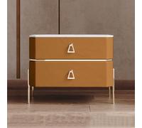 BVDHASDBT Table De Chevet Moderne Et Simple, Étagère De Chevet Ouverte en Bois, Rangement Ouvert, avec Plateau en Verre for Chambre À Coucher, Chambre d'enfant, Placard, Salon(Orange)