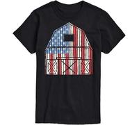 BVEW76XVGF Instant Message - USA Barn - Men's Short Sleeve Graphic T-Shirt Manches Courtes(Medium)