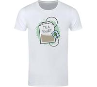 BVEW76XVGF MINGCHE T-Shirt Tea Shirt Men's White Manches Courtes(Large)