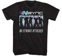 BVEW76XVGF N-Sync Boy Band No Strings Attached Adult T Shirt Dance Pop Music Manches Courtes(3X-Large)