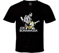 BVEW76XVGF Shui Herren Hi vis t Shirts Joe Bonamassa, Black Manches Courtes(Medium)