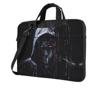 bvgweet Hacker Era Sac à bandoulière pour ordinateur portable 13/14/15,6", Noir , 14 inch