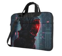 bvgweet Hacker Era Sac à bandoulière pour ordinateur portable 13/14/15,6", Noir , 14 inch
