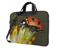 bvgweet Sac à bandoulière pour ordinateur portable Motif coccinelle 13/14/15,6", Noir , 14 inch