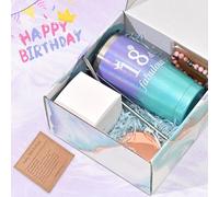 Bvhonwe Cadeau d'anniversaire pour femme, panier cadeau d'anniversaire pour amis, femme, maman, sœur, meilleure amie, épouse, amie, 18e, cadeaux pour femmes qui ont tout