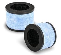 Bvhonwe Lot de 2 filtres HEPA MK06 H13 de rechange pour purificateur d'air AROEVE MK01 MK06 et Kloudi DH-JH01, Intelabe EPI080/EP1080, Elechomes EPI081/EP1081, H13 Premium True HEPA