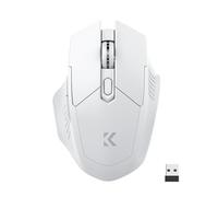 BVI BOOMERVIVI Souris sans Fil Rechargeable, 2.4G Souris Silencieuse avec Récepteur USB, Souris Ordinateur Optique avec 1600 DPI Réglable, Convient à PC, Mac, Ordinateur Portable, Tablettes (Noir)