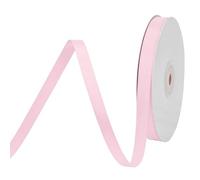 BVIEAKD Ruban de satin double face rose de 10 mm de large et de 45 m de long pour emballage cadeau, décoration de mariage, bouquets, ballons, loisirs créatifs, couture, nœud pour cheveux, invitations
