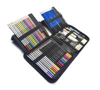 Bview Art - lot de 83 crayons d'art divers, ensemble d'art pour croquis, artistes professionnels débutants, adolescents et adultes
