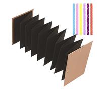 Bvizyelck Album Photo Accordéon,Fournitures de Scrapbooking Extensibles - D'Album Photo | pour Photographes Journalistes Artistiques Organisateurs de Fêtes Mariage Shower Réunions Familiales