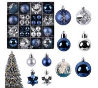 Bvizyelck Boules de Noël 44 Pièces - Décorations Boules,Décoration Saisonnière pour Maison Appartement Magasin Séjour Photographique