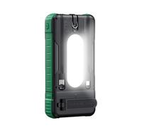Bvizyelck Chargeur de Téléphone Solaire | Antichoc avec Lampe Torche | Batterie Externe à Manivelle et Solaire - pour Téléphone pour Camping Randonnée Voyage Pêche Randonnée Sac À Dos Smartphone