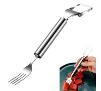 Bvizyelck Découpeur de Pastèque | Découpeur de Pastèque en Cubes - 2 en 1 Acier Inoxydable pour Salade Camping Pique-nique Rassemblement Familial Domicile Extérieur