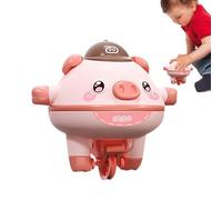 Bvizyelck Jouet monocycle Cochon Marchant sur Corde raide, Jouets Cochon pour,Robot d'équilibre Anti-gravité de Marcheur de Corde raide de Cochon Mignon - Jouets de Cochon équilibrés Mignons, Jouet