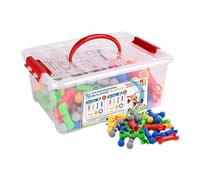 Bvizyelck Jouets de Connexion, Blocs de Connexion - Blocs d'ingénierie de Construction, Jouets éducatifs,Ensemble d'apprentissage pour Le développement du Cerveau, Jeux Amusants pour Filles et