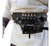 Bvizyelck Pochette Steampunk, Ceinture Renaissance de bouteille de potion confortable, Ceinture Renaissance avec sensation Vintage pour jeu de rôle, accessoire de Costume, artisanat de fête, bricolage