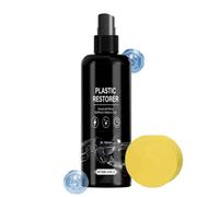 Bvizyelck Rénovateur Garnitures Noires | 100ml Nettoyant Profond Réparateur De Rayures Puissant,Rénovateur Caoutchouc Anti-Rayures | Pour Detailing Entretien Rénovation Peinture Phare Porte Tableau De