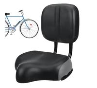 Bvizyelck Siège de vélo Universel - Siège de Selle de Tricycle de vélo avec Support Dorsal | de Selle de Tricycle surdimensionné avec Dossier Souple, Large Coussin de rembourré pour