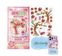 Bvizyelck Stickers Mignons,Décalcomanie Décorative Amusante - Autocollant décoratif en résine | pour adultes créations journal lettres anniversaires récompenses écouteurs pc portable
