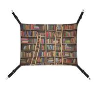 BVKWNTSA Convient pour toutes les saisons ! Collection d'étagères amusantes en toile, hamac imprimé échelle pour animal domestique, lit suspendu pour chat et chien, respirant et confortable essentiel