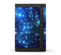 BVKWNTSA Élégant et durable Galaxy Stars_76285895 Portefeuille imprimé à trois volets, emplacements pour cartes, grande capacité et portable, Galaxy Stars_76285895, Taille unique