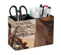 BVKWNTSA Porte-stylo élégant et simple en cuir imprimé pyramide camel, gardez votre bureau organisé, Pyramid Camel, Taille unique, Organiseur de sac